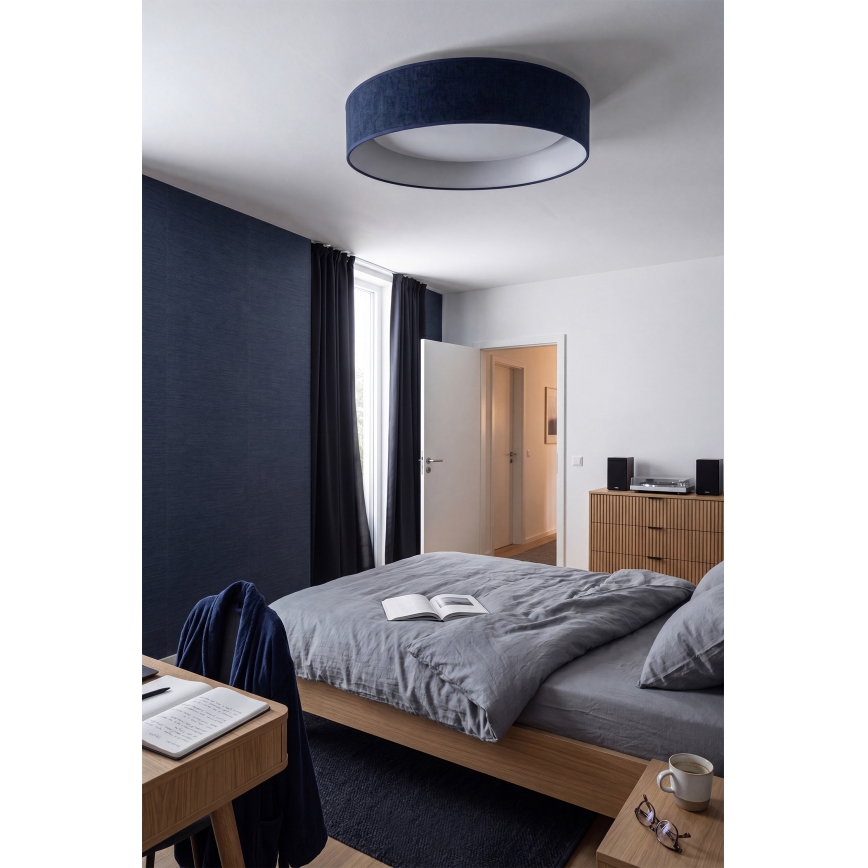 Brilagi - Plafoniera dimmerabile LED VELVET SMARTIX LED/24W/230V 3000-6000K Ø 45 cm blu Wi‑Fi Tuya Beacon + telecomando