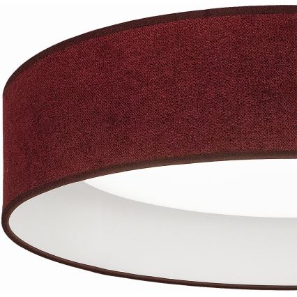 Brilagi - Plafoniera LED dimmerabile VELVET SMARTIX LED/24W/230V 3000-6000K Ø 45 cm bordeaux Wi-Fi Tuya Beacon + telecomando