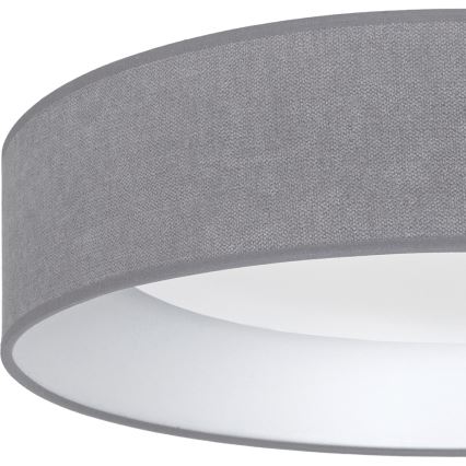 Brilagi - Plafoniera LED dimmerabile VELVET SMARTIX LED/24W/230V 3000–6000K Ø 45 cm grigio Wi‑Fi Tuya Beacon + telecomando