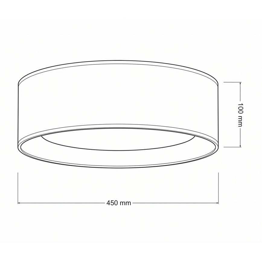 Brilagi - Plafoniera LED dimmerabile VELVET SMARTIX LED/24W/230V 3000-6000K Ø 45 cm verde Wi-Fi Tuya Beacon + telecomando
