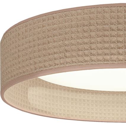 Brilagi - Plafoniera LED dimmerabile VELVET SMARTIX LED/36W/230V 3000-6000K Ø 55 cm beige Wi-Fi Tuya Beacon + telecomando