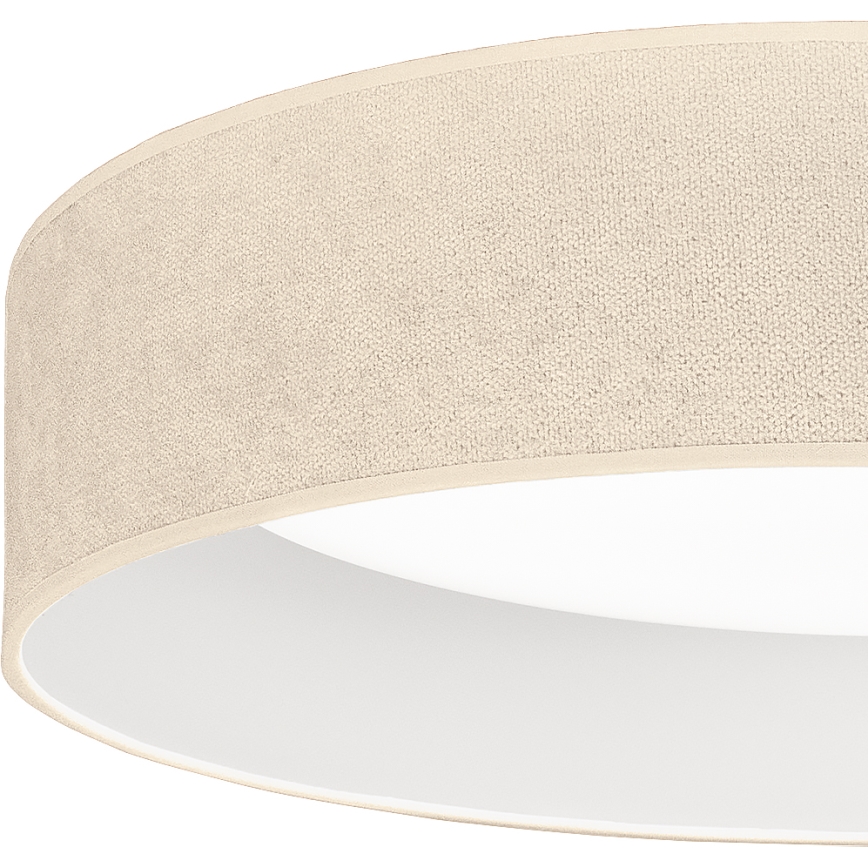 Brilagi - Plafoniera dimmerabile a LED VELVET SMARTIX LED/36W/230V 3000-6000K Ø 55 cm crema Wi-Fi Tuya Beacon + telecomando