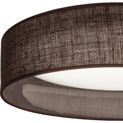 Brilagi - Plafoniera a LED dimmerabile VELVET SMARTIX LED/36W/230V 3000-6000K Ø 55 cm marrone Wi-Fi Tuya Beacon + telecomando