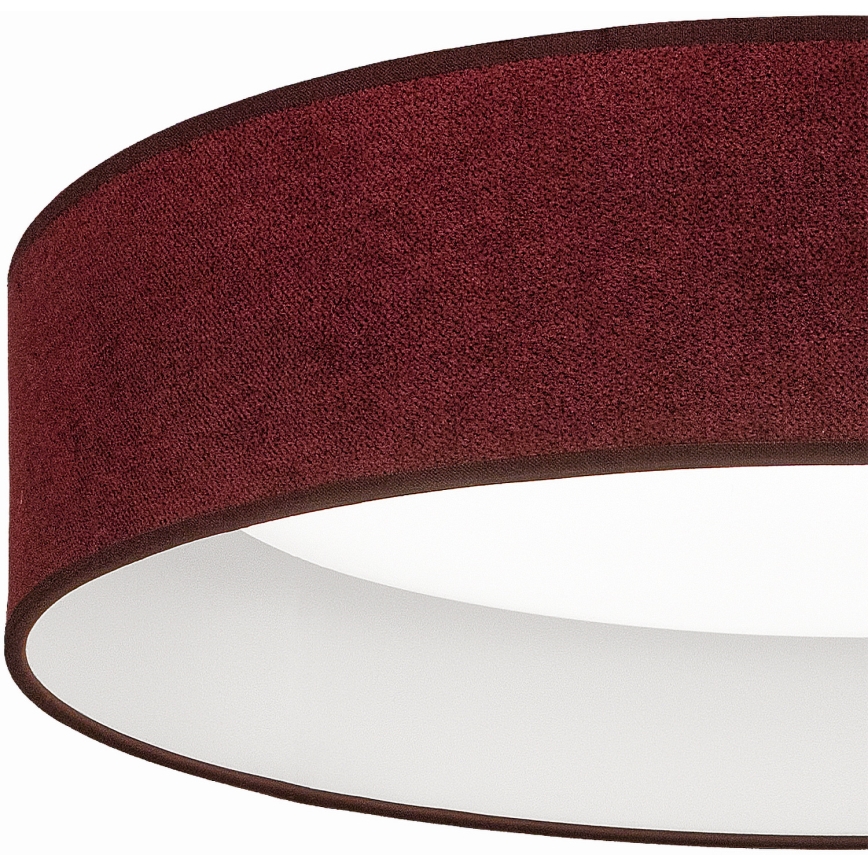 Brilagi - Lampada da soffitto dimmerabile a LED VELVET SMART VARI LED/24W/230V 3000-6500K Ø 45 cm bordeaux + telecomando