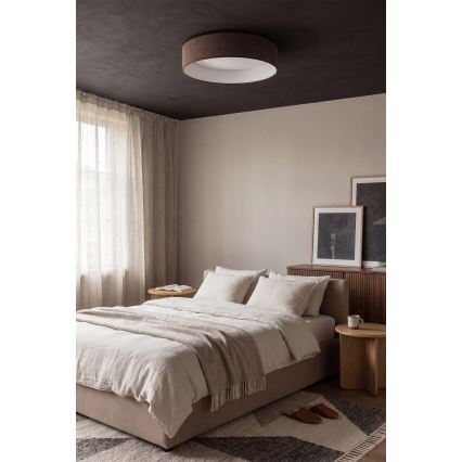 Brilagi - Plafoniera LED dimmerabile VELVET SMART VARI LED/36W/230V 3000-6500K Ø 55 cm marrone + telecomando