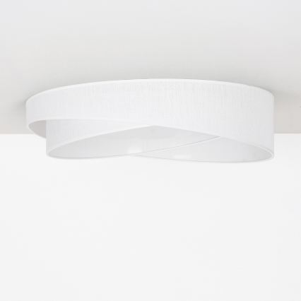 BRILAGI - Plafoniera LED dimmerabile VELVET TWIST LED/36W/230V 3000-6000K diam. 65 cm Wi-Fi Tuya Beacon bianca + telecomando