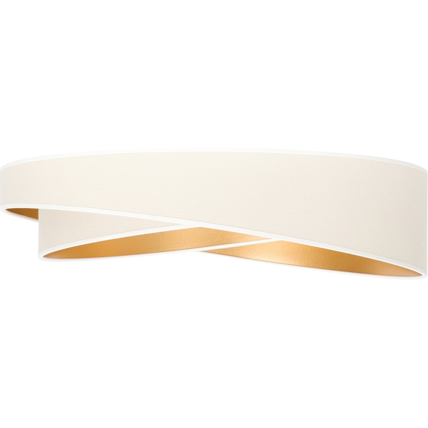 BRILAGI - Plafoniera dimmerabile a LED VELVET TWIST LED/36W/230V 3000-6000K Ø 65 cm Wi-Fi Tuya Beacon bianco/oro + telecomando