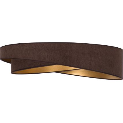 BRILAGI - Plafoniera dimmerabile a LED VELVET TWIST LED/36W/230V 3000-6000K Ø 65 cm Wi-Fi Tuya Beacon marrone/oro + telecomando