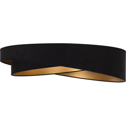 BRILAGI - Plafoniera LED dimmerabile VELVET TWIST LED/36W/230V 3000-6000K Ø 65 cm Wi-Fi Tuya Beacon nero/oro + telecomando