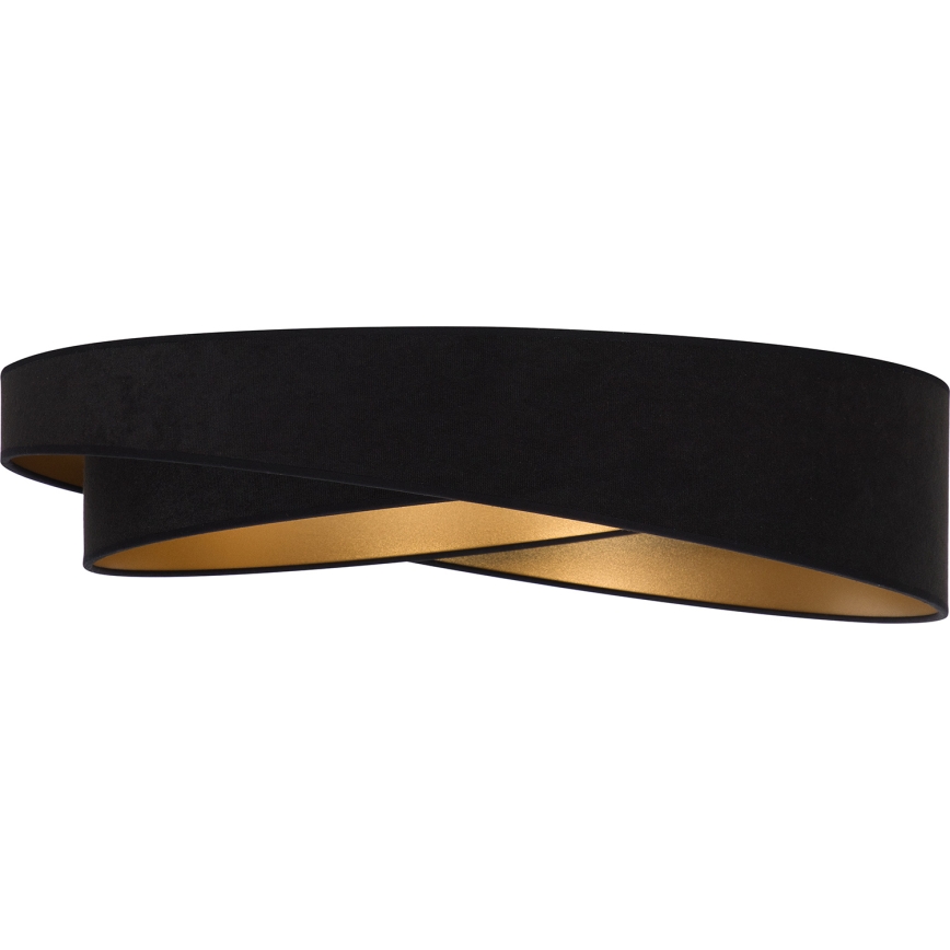 BRILAGI - Plafoniera dimmerabile VELVET TWIST LED/36W/230V 3000-6000K Ø 65 cm Wi-Fi Tuya Beacon nero/oro + telecomando