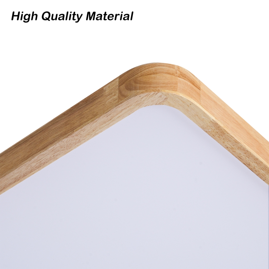 Brilagi - Plafoniera dimmerabile a LED WOODLINE SQUARE LED/180W/230V 3000-6000K rovere 100x100 cm + telecomando