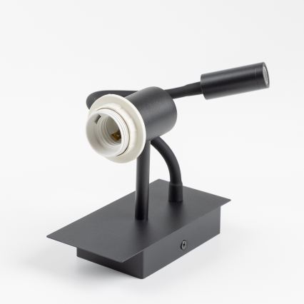 BRILAGI - LED Lampada da parete flessibile per bambini BOBO 1xE27/25W/230V + LED/3W nero/bianco/coniglietti