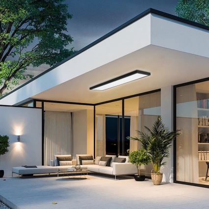 Brilagi - Plafoniera da bagno a LED FRAME LED/50W/230V 120x30 cm 3000/4000/6000K IP44 nera