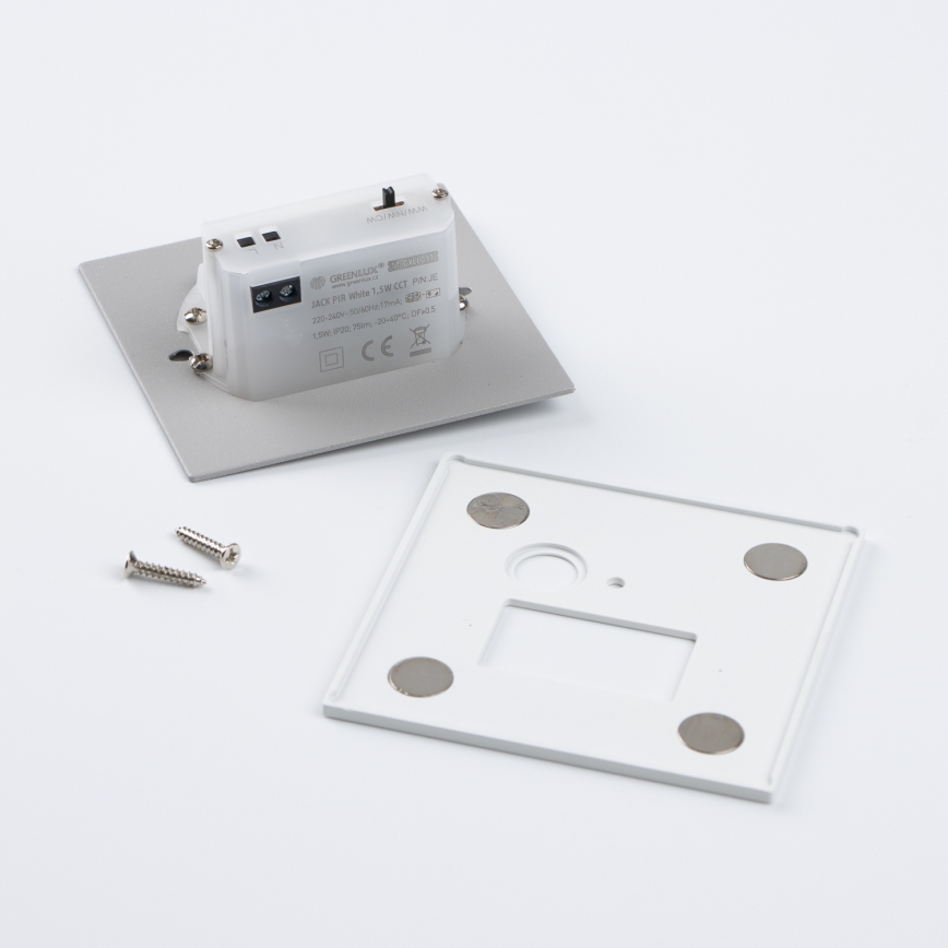 Brilagi - lampada LED per scale con sensore di movimento e crepuscolare JACK LED/1,5W/230V 3000/4000/6500K bianca