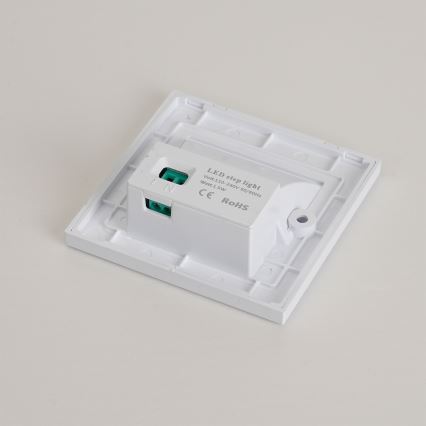 Brilagi - Lampada LED per scale STEP LIGHT LED/1,5W/230V IP44 bianca