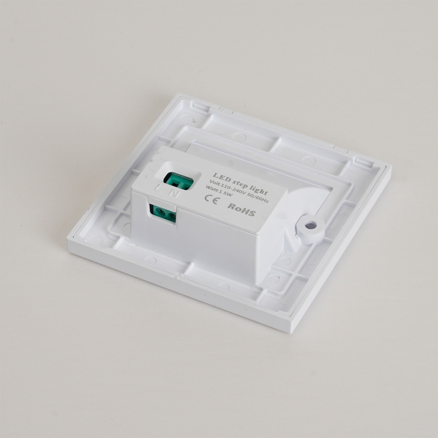 Brilagi - Lampada LED per scale STEP LIGHT LED/1,5W/230V IP44 bianca