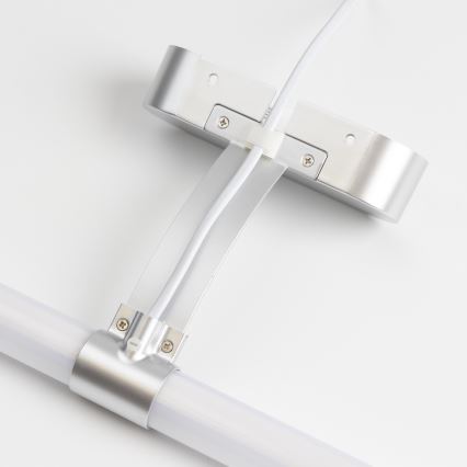 Brilagi - TUBEO Lampada LED 2 in 1 per specchio da bagno, 6 W, 230 V, 40 cm, IP44, argento