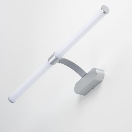 Brilagi - Specchio da bagno con luce LED 2 in 1 TUBEO LED/8W/230V 60 cm IP44 argento