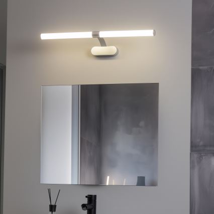Brilagi - Specchio da bagno con luce LED 2 in 1 TUBEO LED/8W/230V 60 cm IP44 argento