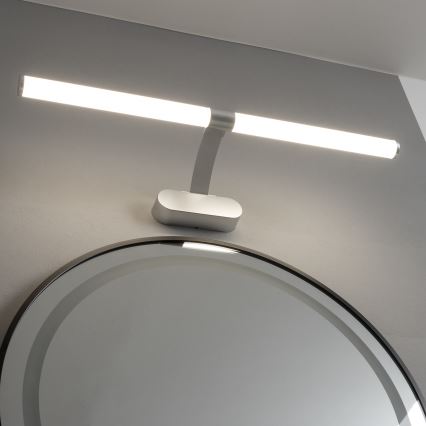 Brilagi - Specchio da bagno con luce LED 2 in 1 TUBEO LED/8W/230V 60 cm IP44 argento