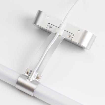 Brilagi - Specchio da bagno con luce LED 2 in 1 TUBEO LED/8W/230V 60 cm IP44 argento