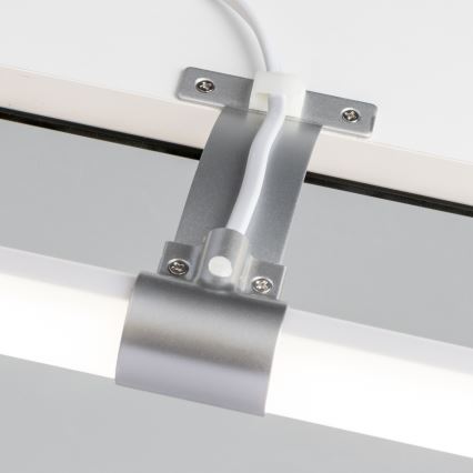 Brilagi - Specchio da bagno con luce LED 2 in 1 TUBEO LED/8W/230V 60 cm IP44 argento