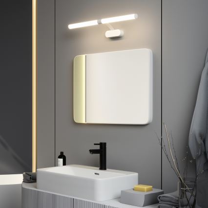 Brilagi - TUBEO Lampada LED 2 in 1 per specchio da bagno, 8 W, 230 V, 60 cm, IP44, bianco