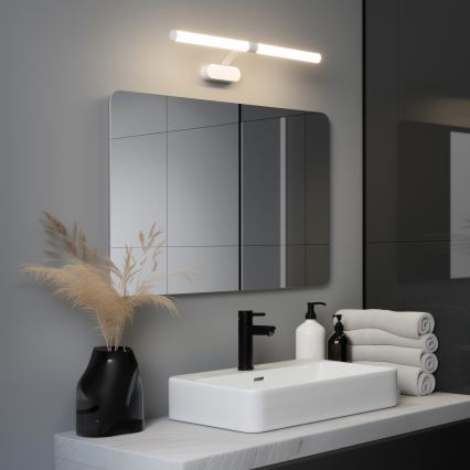 Brilagi - TUBEO Lampada LED 2 in 1 per specchio da bagno, 8 W, 230 V, 60 cm, IP44, bianco