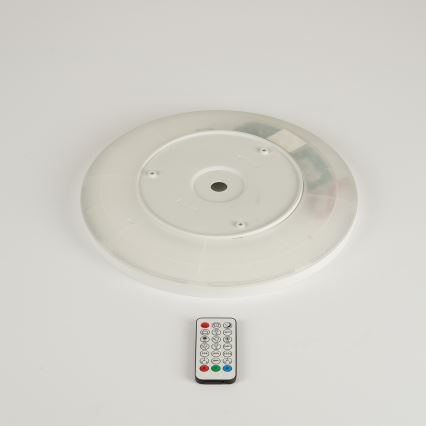 Brilagi - Lampada da soffitto dimmerabile LED RGBW ULTRA SLIM LED/18W/230V 2700-6500K diam. 30 cm bianco + telecomando