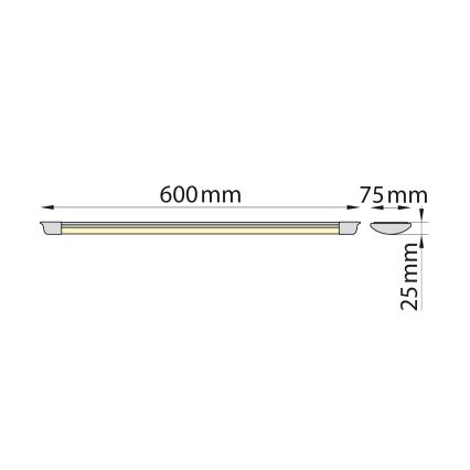 Brilagi - Lampada LED sottopensile AVERO LED/16W/230V 60 cm