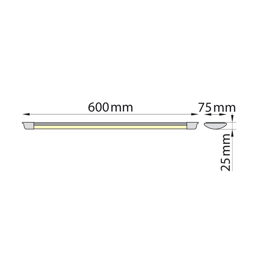Brilagi - Lampada LED sottopensile AVERO LED/16W/230V 60 cm
