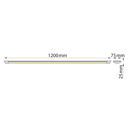 Brilagi - Lampada LED sottopensile AVERO LED/32W/230V 120 cm