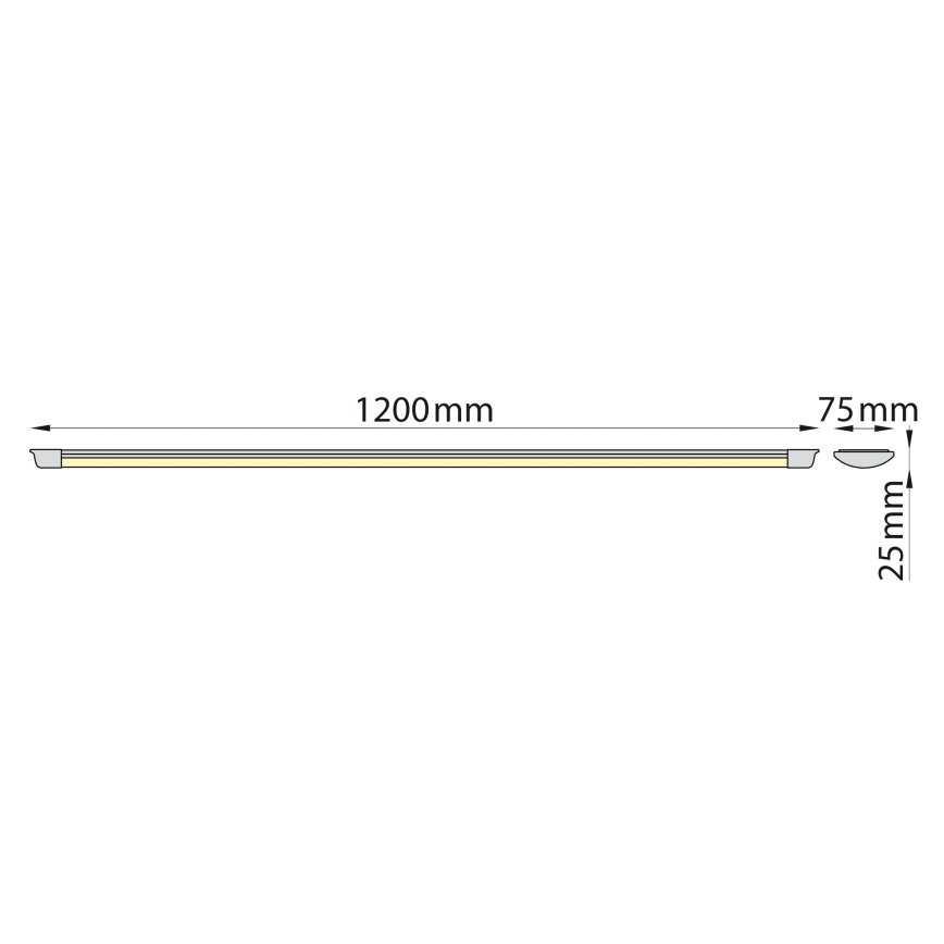 Brilagi - Lampada LED sottopensile AVERO LED/32W/230V 120 cm