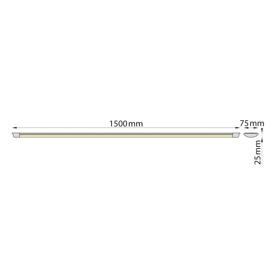 Brilagi - Lampada LED sottopensile AVERO LED/45W/230V 150 cm