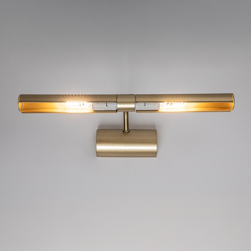 Brilagi - Lampada per quadri DANAE 2xE14/40W/230V dorata