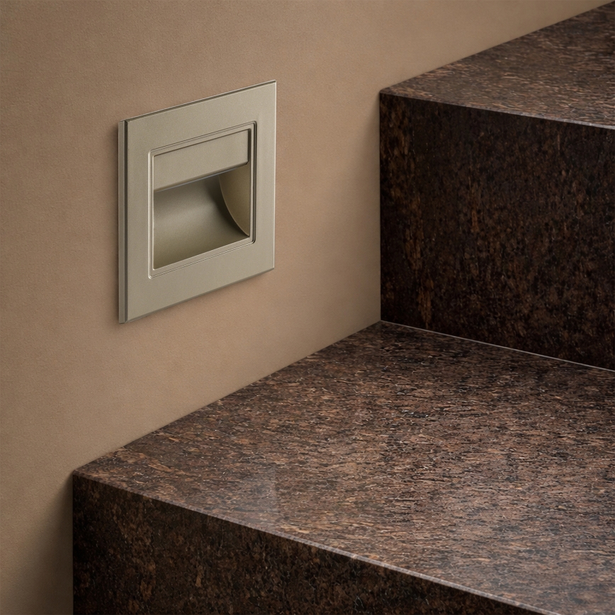 Brilagi - Lampada per scale a LED STEP LIGHT LED/1,5W/230V IP44 finitura oro