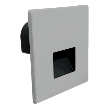 Brilagi - Lampada per scale LED JACK LED/3W/230V 3000/4000/6500K IP65 grigio