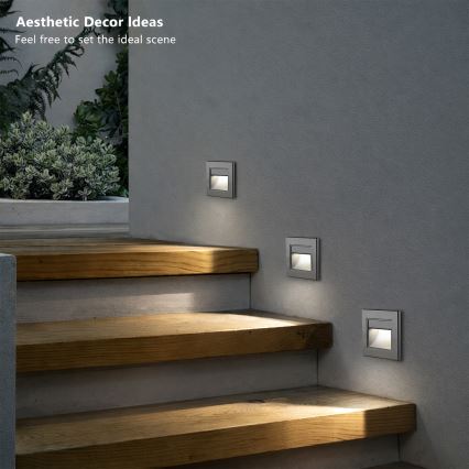 Brilagi - Lampada per scale STEP LIGHT LED/1,5W/230V IP44 antracite