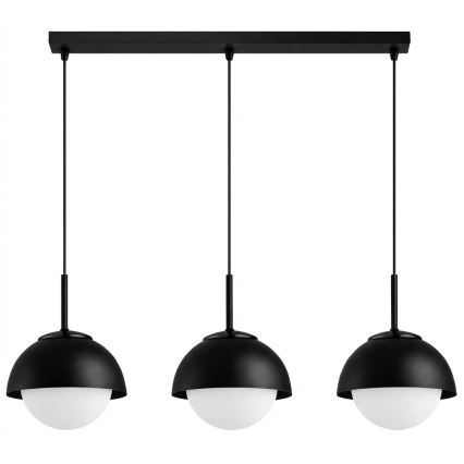 BRILAGI - Lampada sospesa a cavo COSMO 3xE27/60W/230V nera
