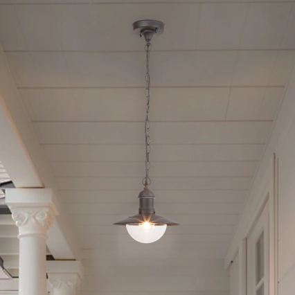 Brilagi - Lampada sospesa per esterni MOLDE 1xE27/60W IP44 nera