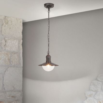 Brilagi - Lampada sospesa per esterni MOLDE 1xE27/60W IP44 nera
