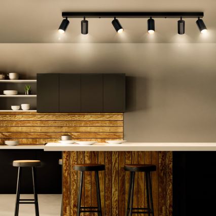 Brilagi - Faretto LED RGBW dimmerabile SELE 6xGU10/6,5W/230V 2700-6500K nero/oro