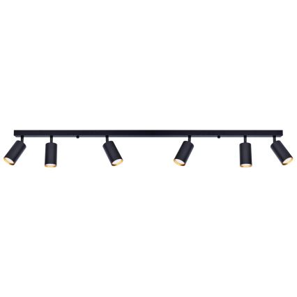 Brilagi - Faretto LED RGBW dimmerabile SELE 6xGU10/6,5W/230V 2700-6500K nero/oro