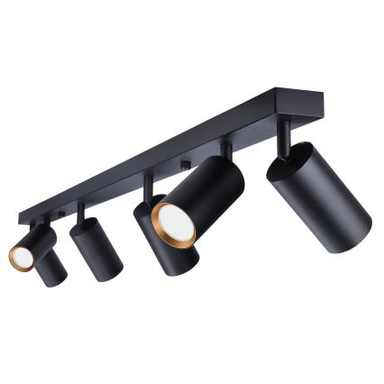 Brilagi - Faretto LED RGBW dimmerabile SELE 6xGU10/6,5W/230V 2700-6500K nero/oro