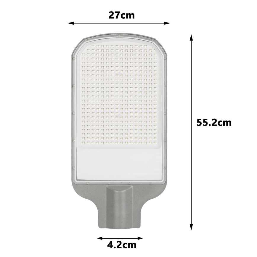 Brilagi - Lampada stradale LED da esterno URBANLIGHT LED/200W/230V grigia IP65