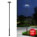 Brilagi - Lampada stradale per esterni con palo da 5 m URBANSPARK LED/120W/230V nera IP65