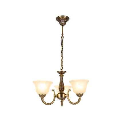 Brilagi - Lampadario a catena CLASSIC 3xE14/10W/230V ottone