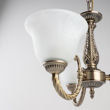 BRILAGI - Lampadario a catena CLASSIC 3xE14/10W/230V ottone
