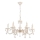 Brilagi - Lampadario a catena CLASSIC 6xE14/10W/230V crema/patina