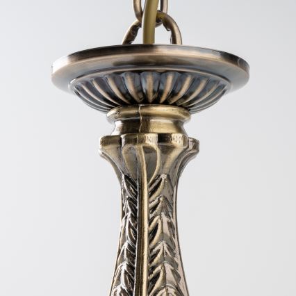 BRILAGI - Lampadario a catena CLASSIC 6xE14/10W/230V in ottone